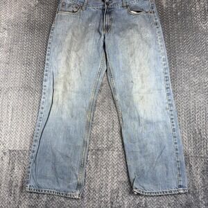 Levis 550 Jeans Womens 16 Husky Blue Denim Relaxed Fit Baggy Y2K